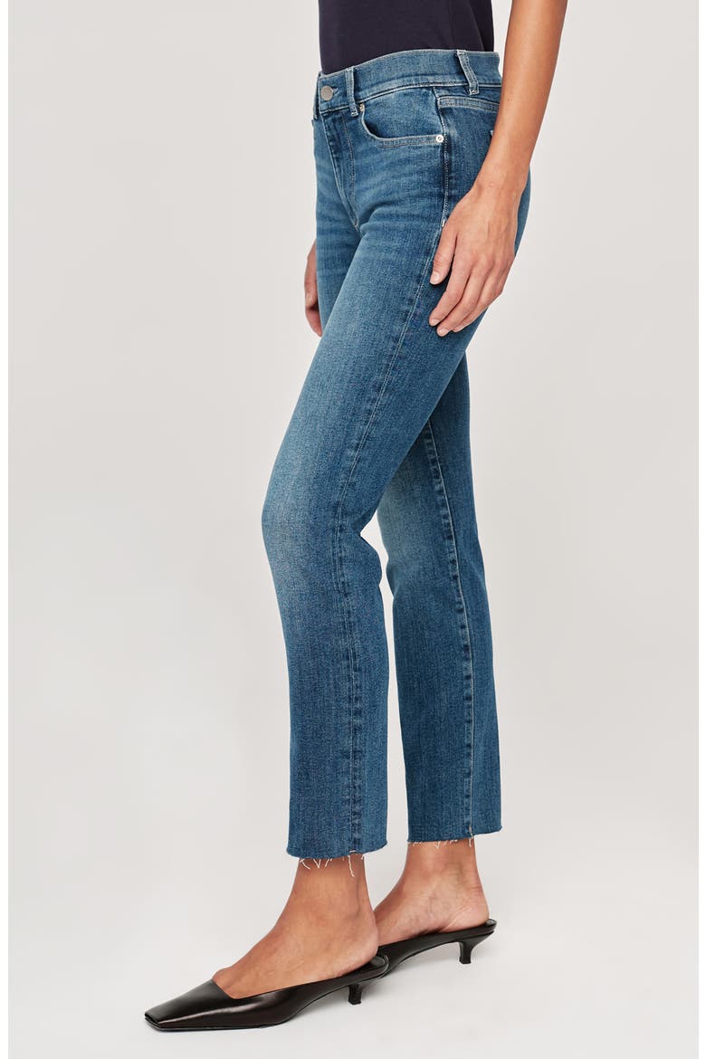 Mara Straight Instasculpt™ Mid Rise Jeans, Alternate, color, CHANCERY - PERFORMANCE