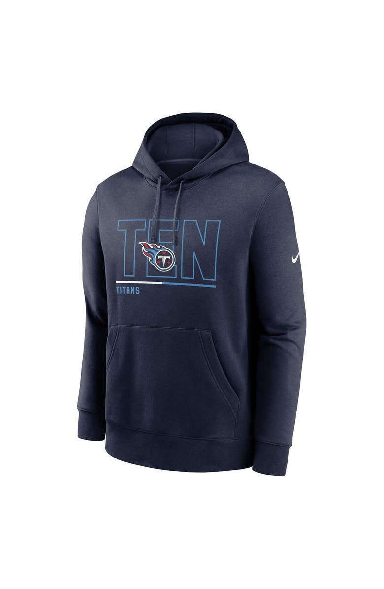 Nike Men's Nike Navy Tennessee Titans City Code Club Fleece Pullover Hoodie, Alternate, color, Navy