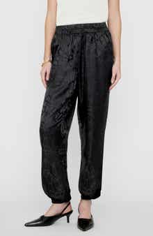 Logan Silk Jacquard Joggers