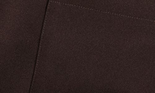Mango Slim Fit Chest Pocket Button-up Shirt In Chocolate