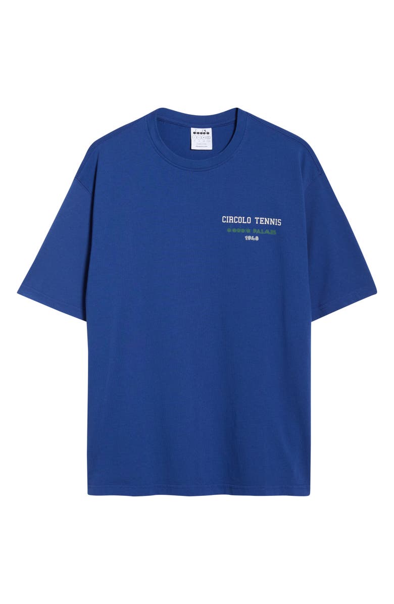 Diadora Legacy II Graphic T-shirt, Alternate, color, Blue Limonges