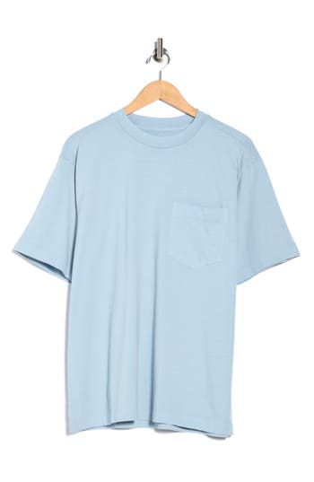 Abound Acid Wash Pocket T-shirt In Blue