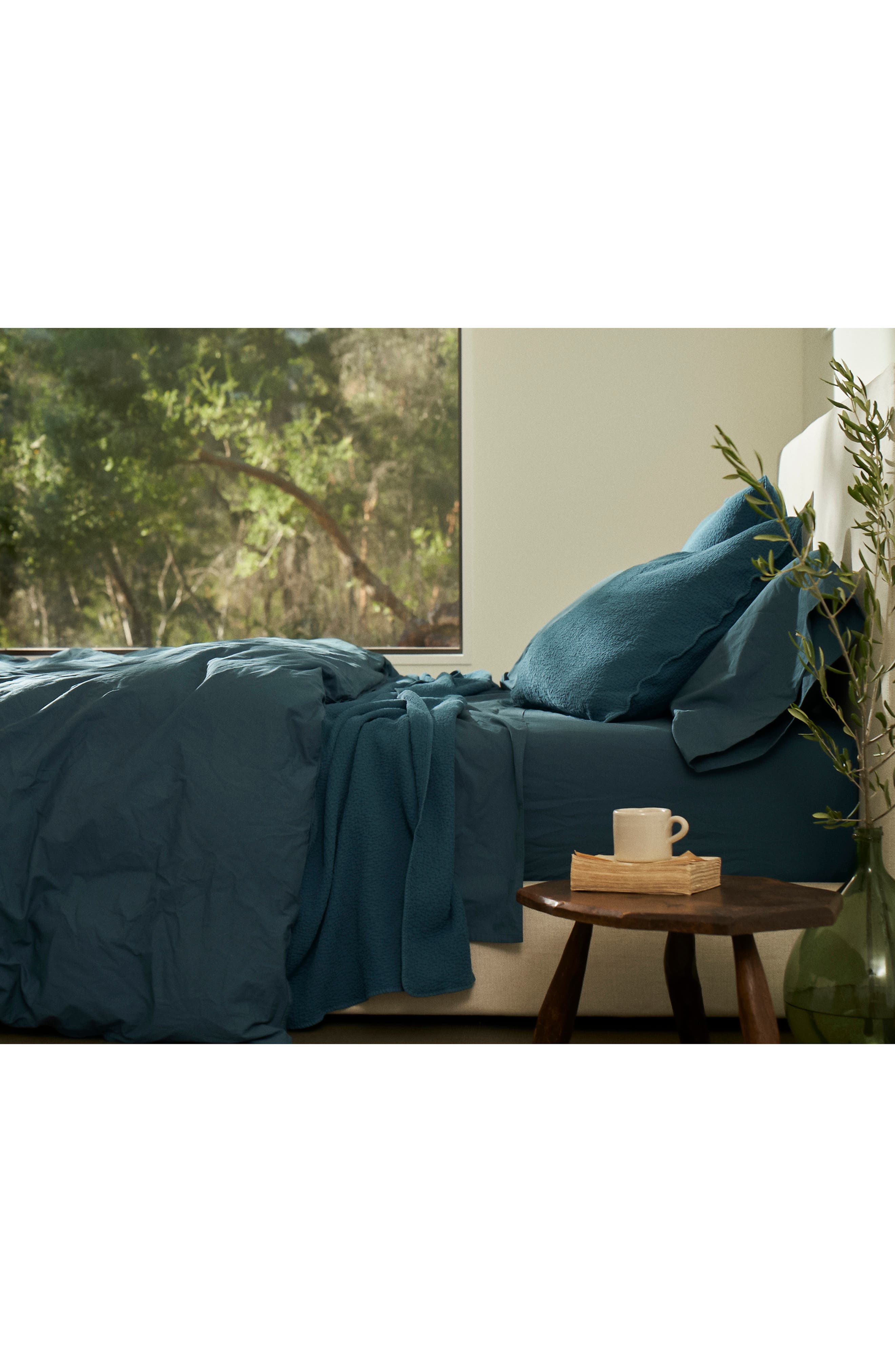 Coyuchi Organic Cotton Crinkled Percale Set Of 2 Pillowcases
