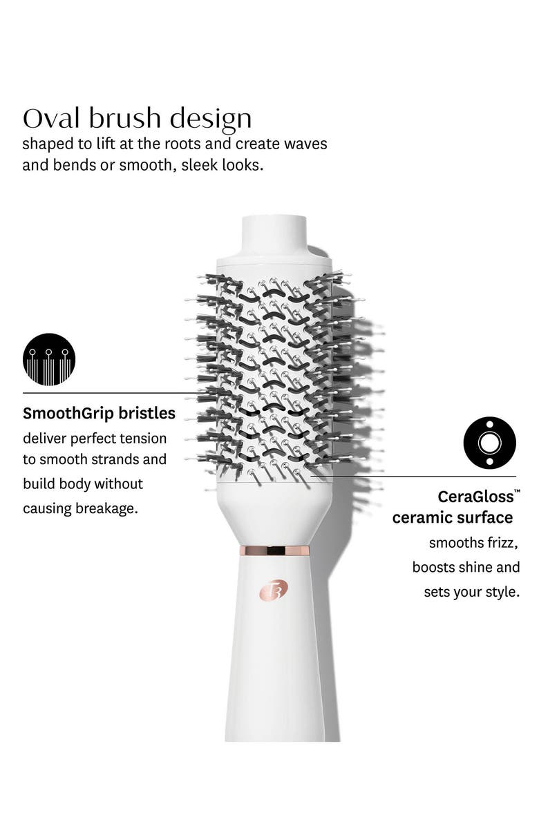 T3 Airebrush One-Step Smoothing Brush, Alternate, color, Graphite