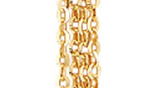 Frankie & Zoe 14k Yellow Gold Layered Chain Y-necklace In Gold
