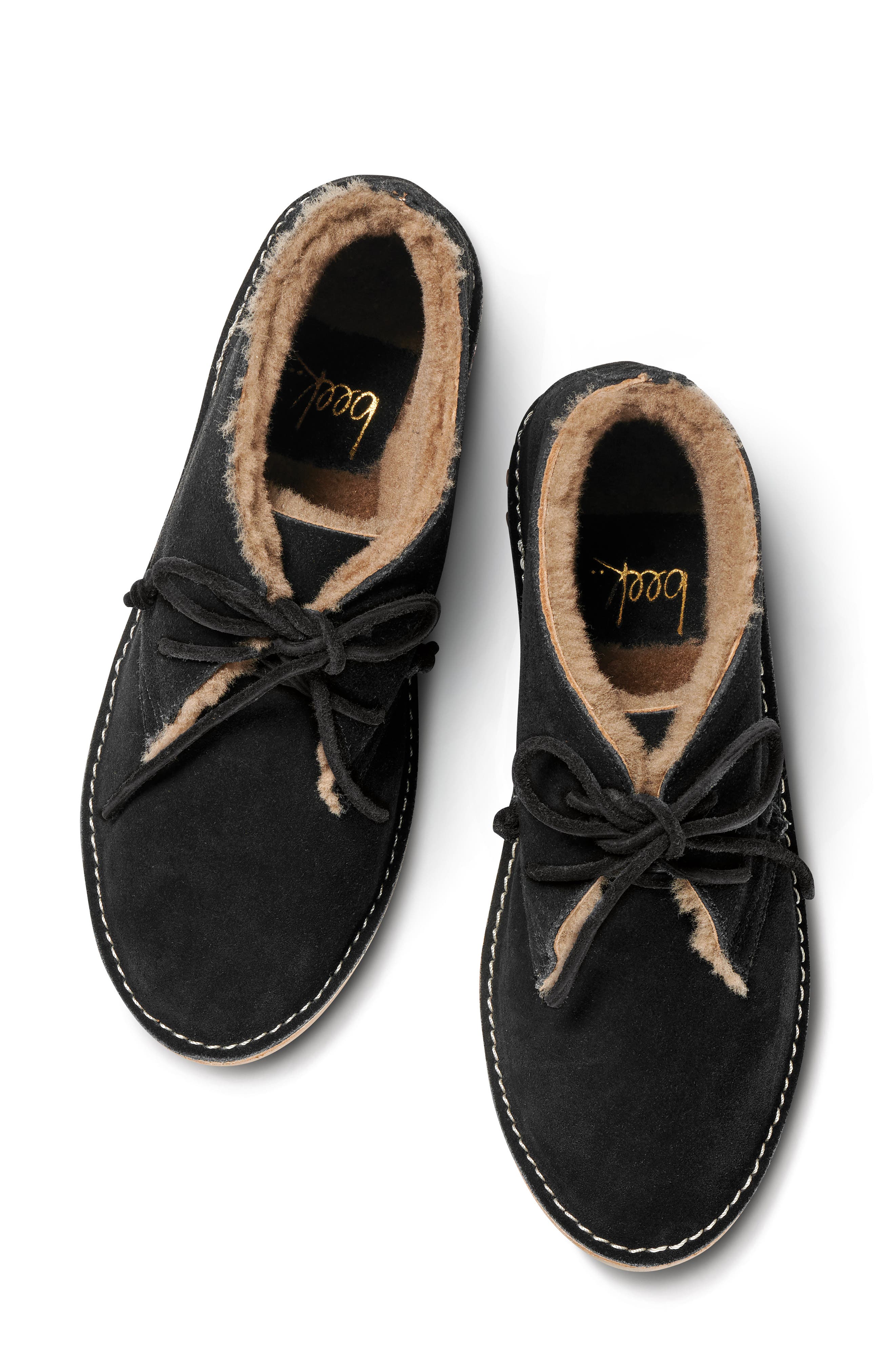 Beek Penguin Genuine Shearling Lined Chukka Boot, Alternate, color, 