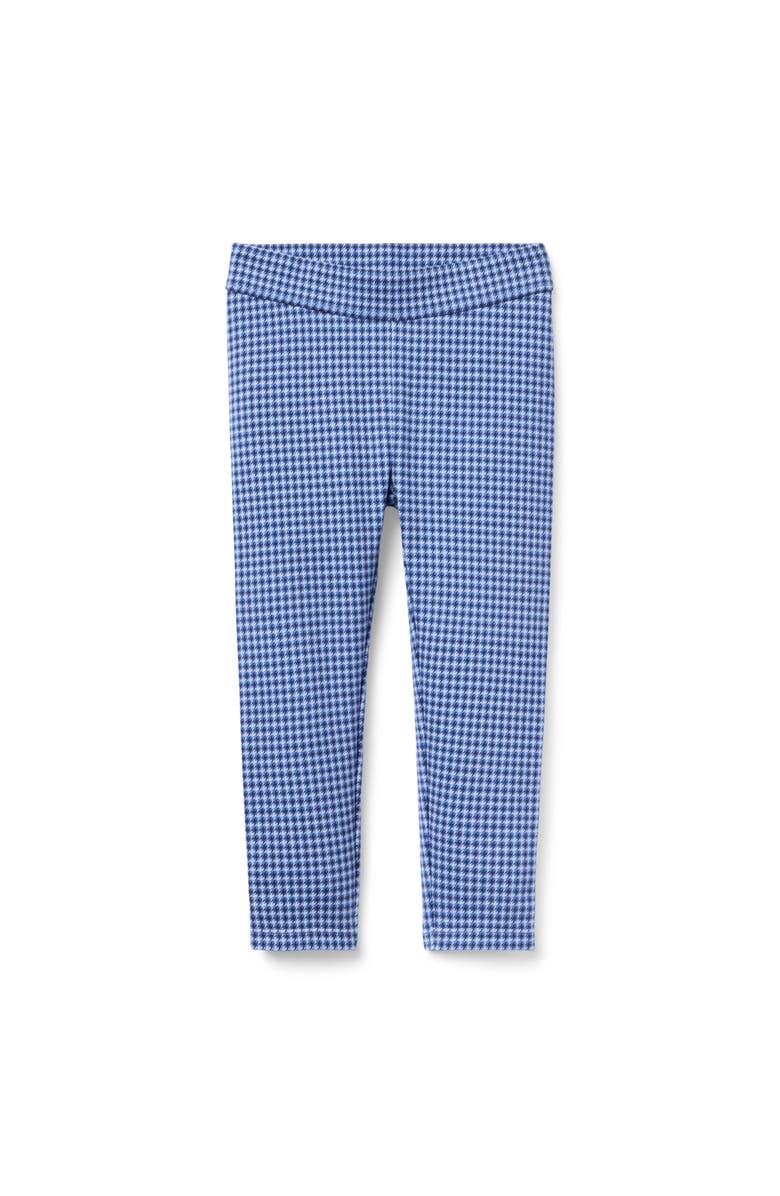 Janie and Jack Houndstooth Ponte Pant, Main, color, Blue