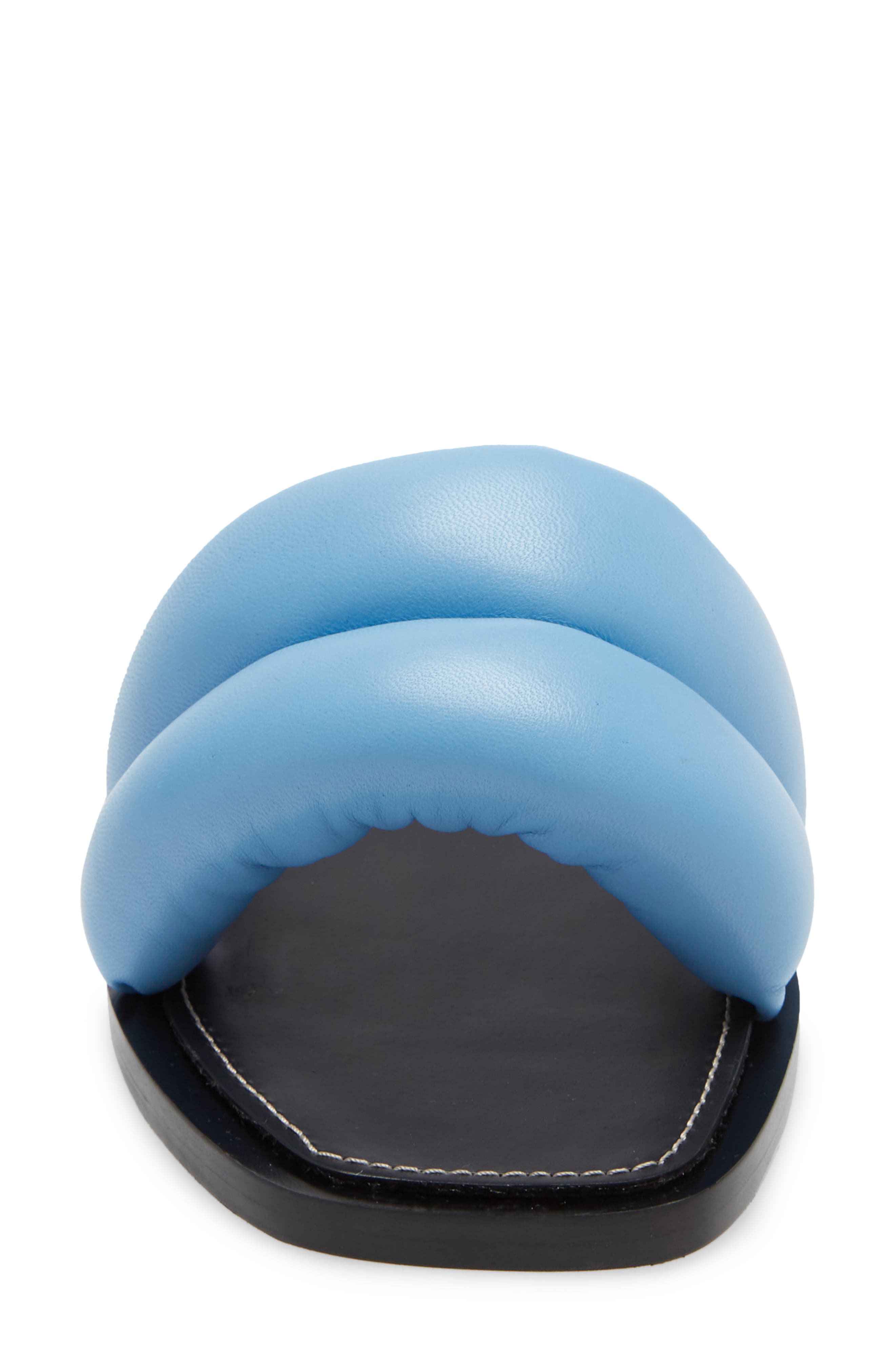 Puffy Slide Sandal, Alternate, color, LIGHT BLUE