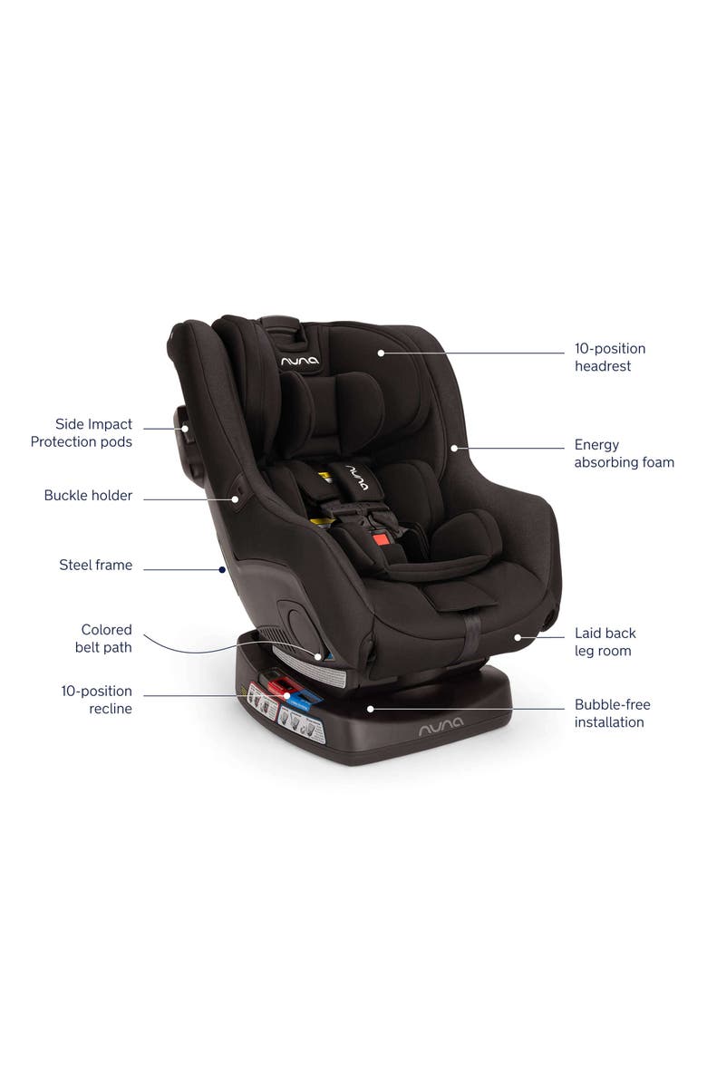 RAVA<sup>™</sup> Flame Retardant Free Convertible Car Seat<br>