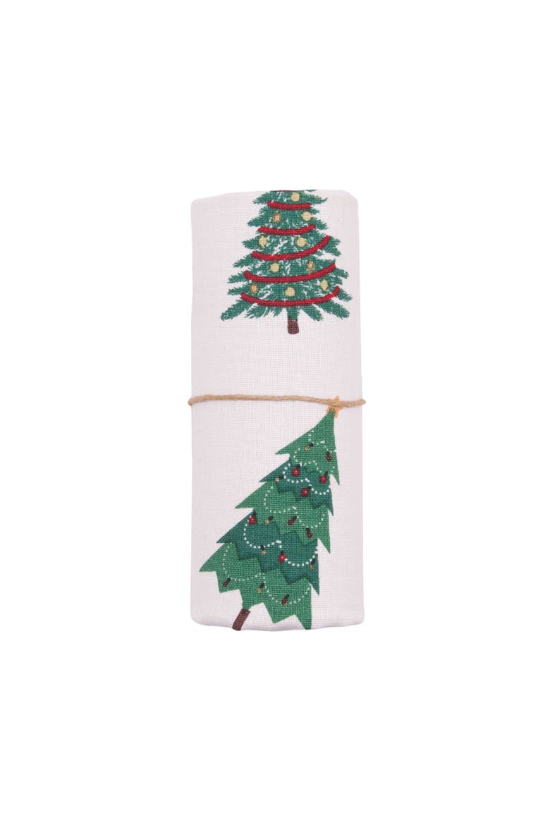 Christmas Forest Festive Towel & Stand Gift Set, Alternate, color, Green