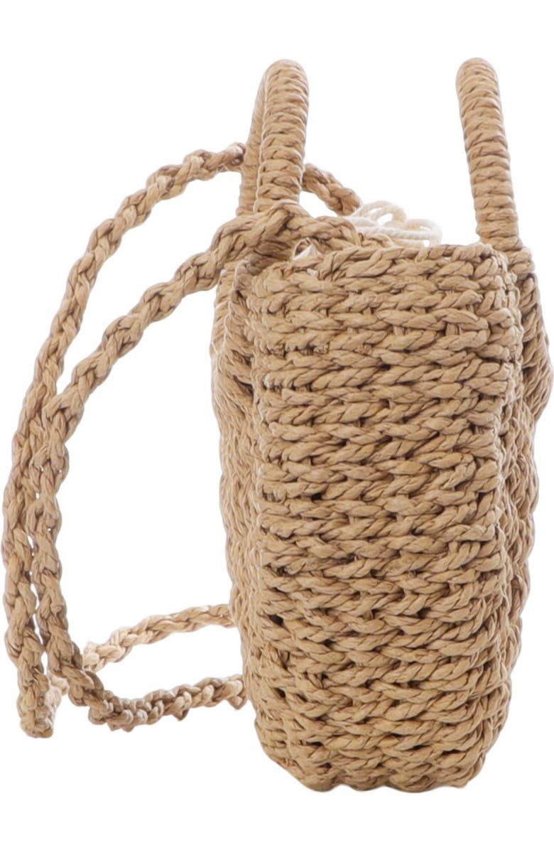Adornia Basket Arc Handle Crossbody Bag, Alternate, color, Brown