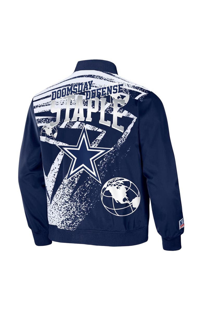 STAPLE Men's NFL x Staple Navy Dallas Cowboys Reversible Core Jacket, Alternate, color,
