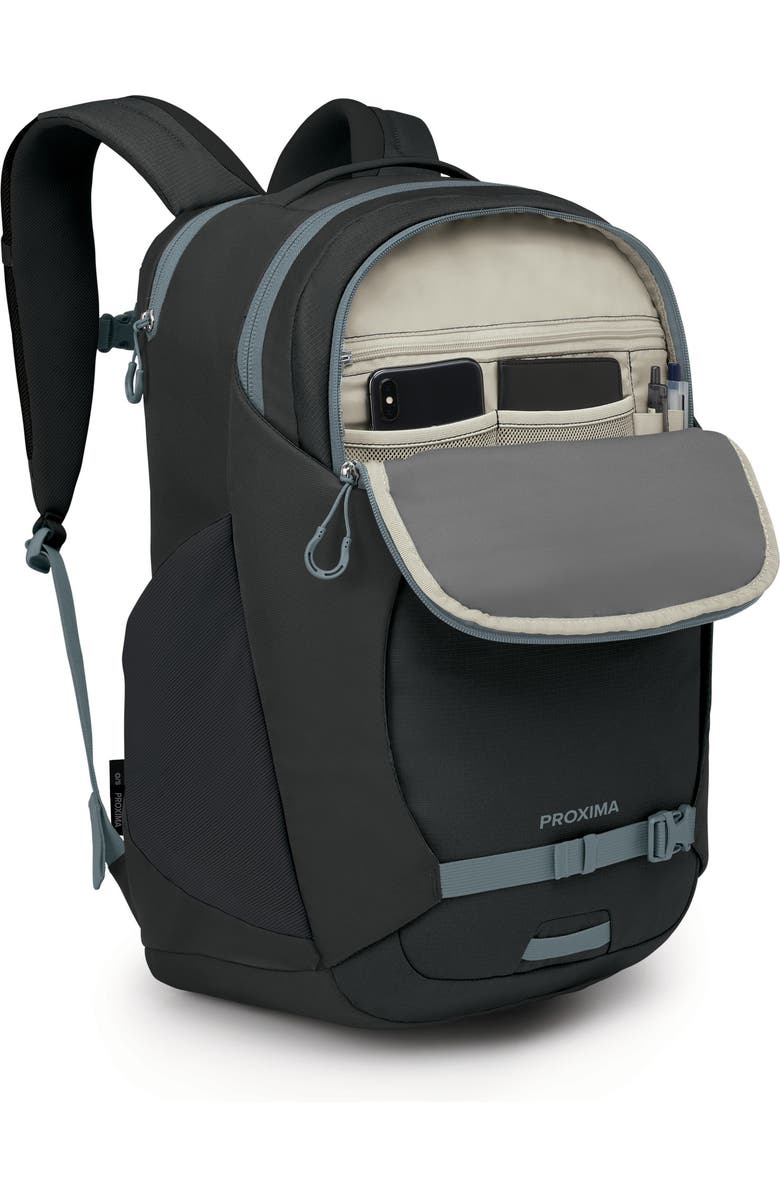 Osprey Proxima 30-Liter Campus Backpack, Alternate, color, Black/ Shale Grey