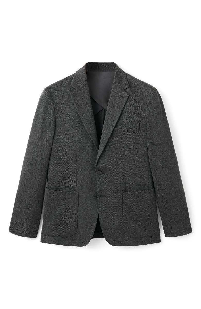 MANGO Slim Fit Blazer, Alternate, color, Grey