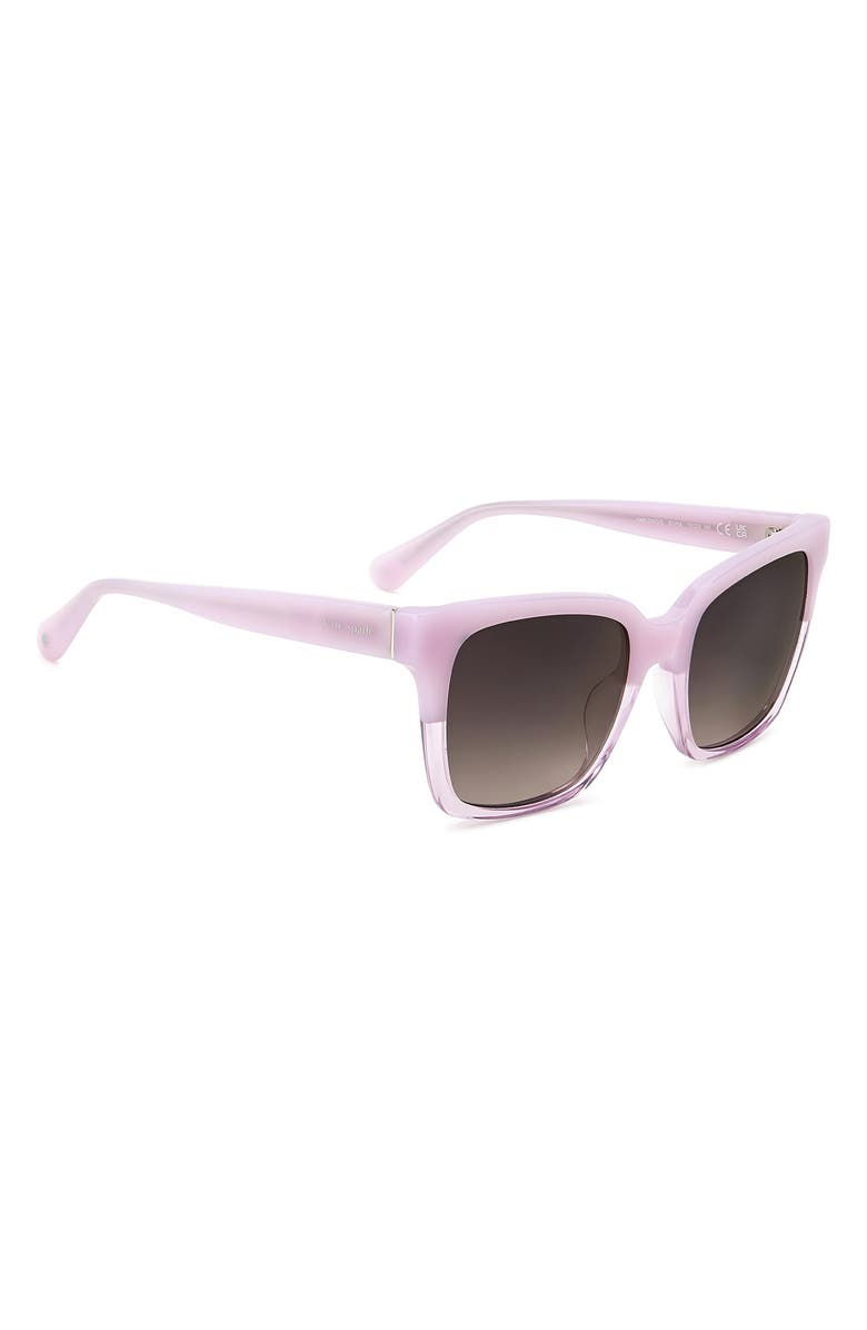 Kate Spade New York harlow 55mm square sunglasses, Alternate, color, Violet