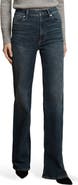 Veronica Beard Crosbie High Waist Slim Wide Leg Jeans