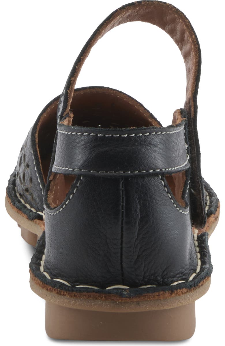 Spring Step Canoya Flat, Alternate, color, Black