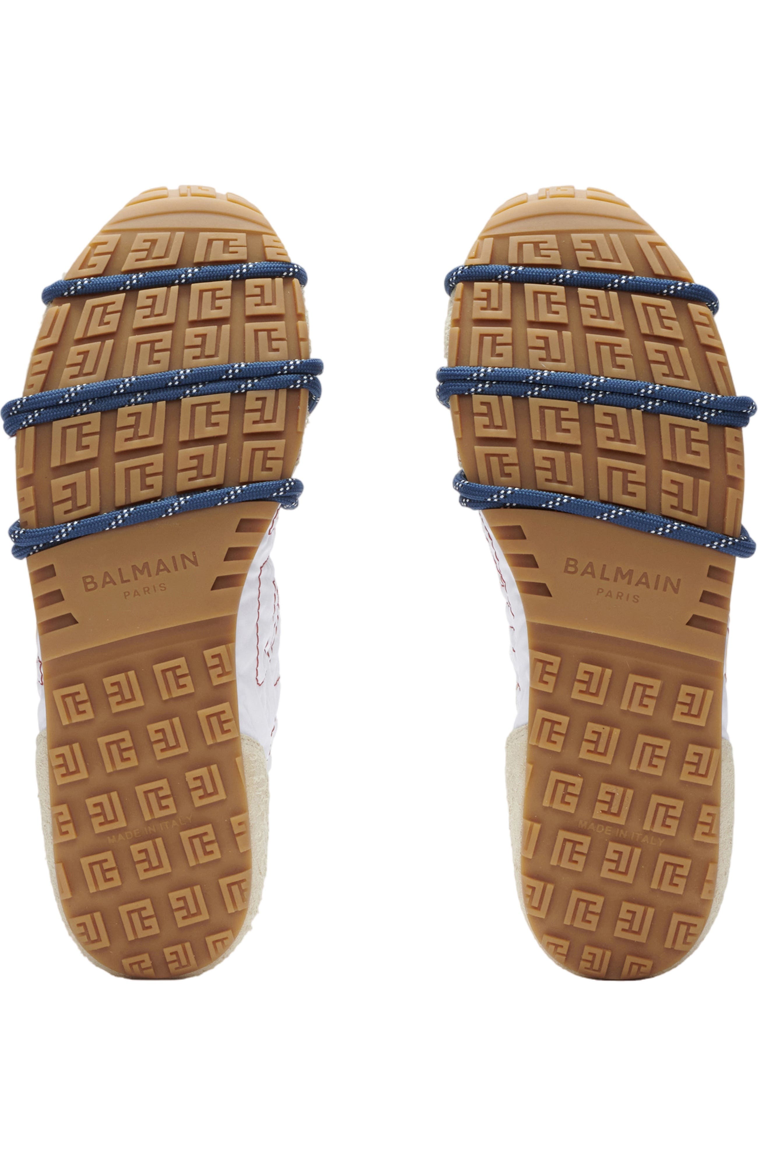 Racer 45 trainers in nylon and suede, Alternate, color, beige