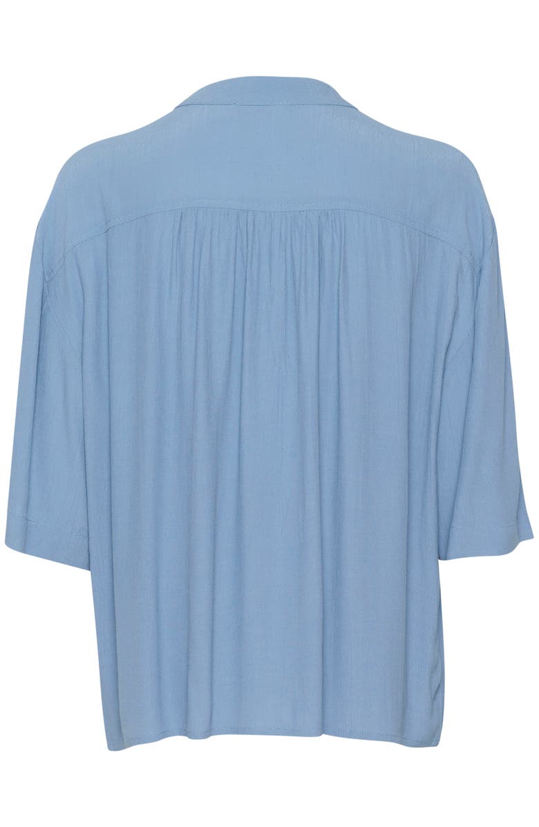 Soaked in Luxury Layna Half Sleeve Loose Fit Shirt, Alternate, color, Coronet Blue