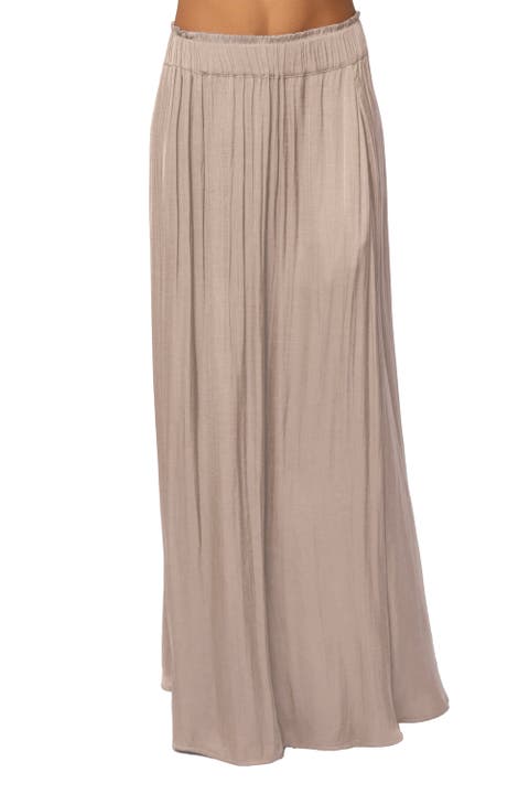 River Satin Maxi Skirt