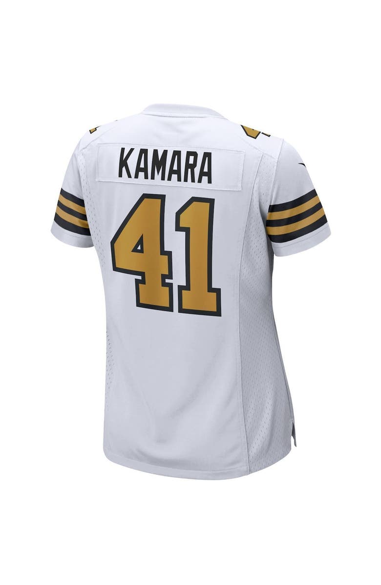 Nike Women's Nike Alvin Kamara White New Orleans Saints Alternate Game Player Jersey, Alternate, color, White
