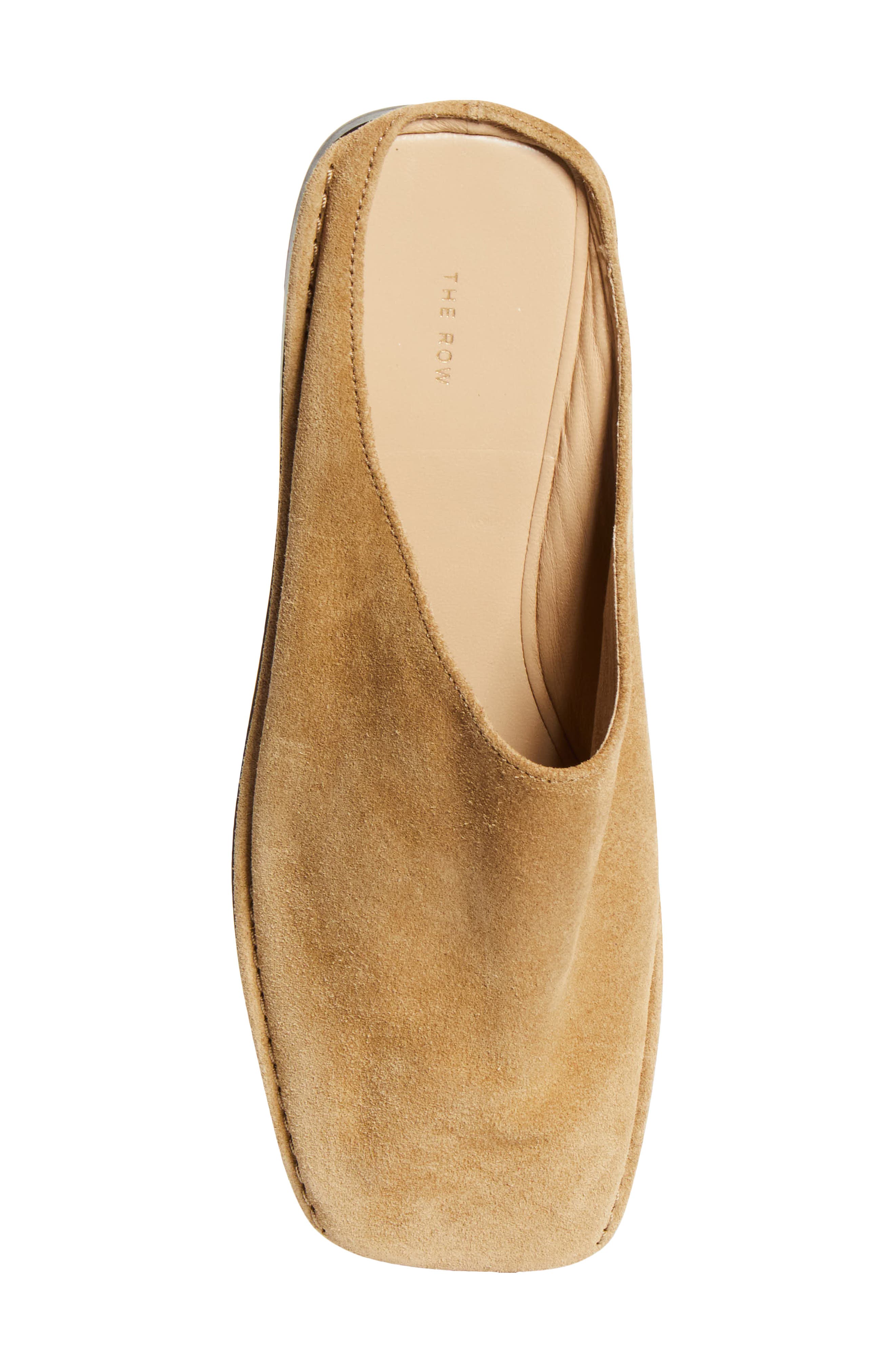 The Row Piper Mule, Alternate, color, Mud Brown
