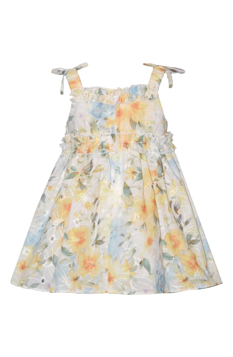 Iris & Ivy Floral Embroidery Dress, Alternate, color, Yellow