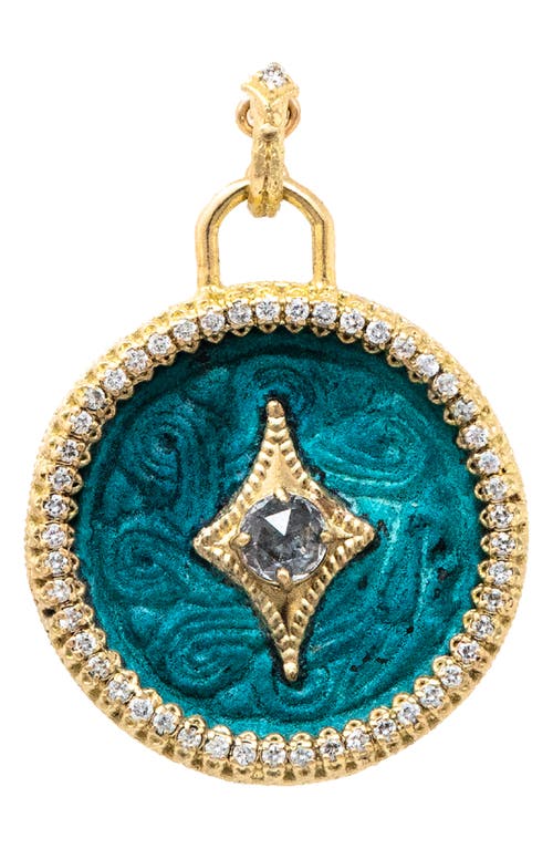 Armenta Artifact Enhancer Pendant In Green
