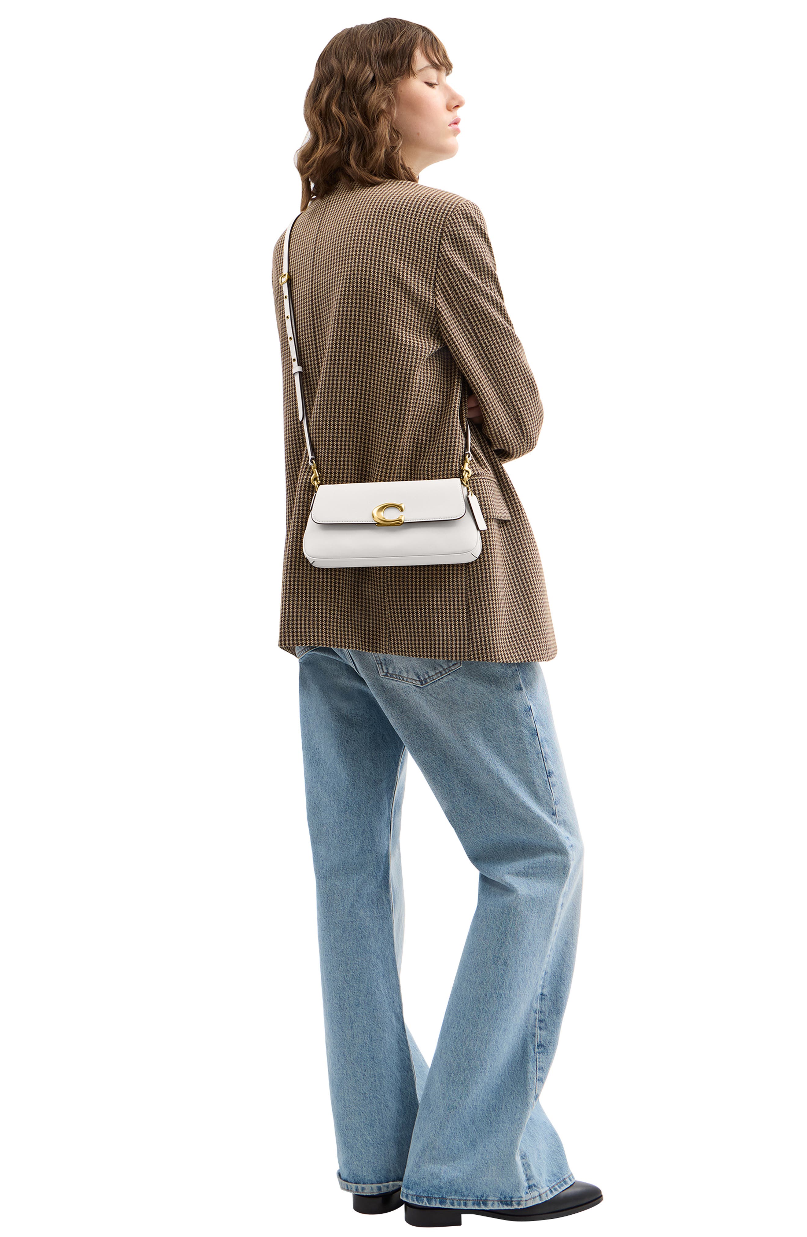 COACH Jet Shoulder Bag, Alternate, color, Chalk