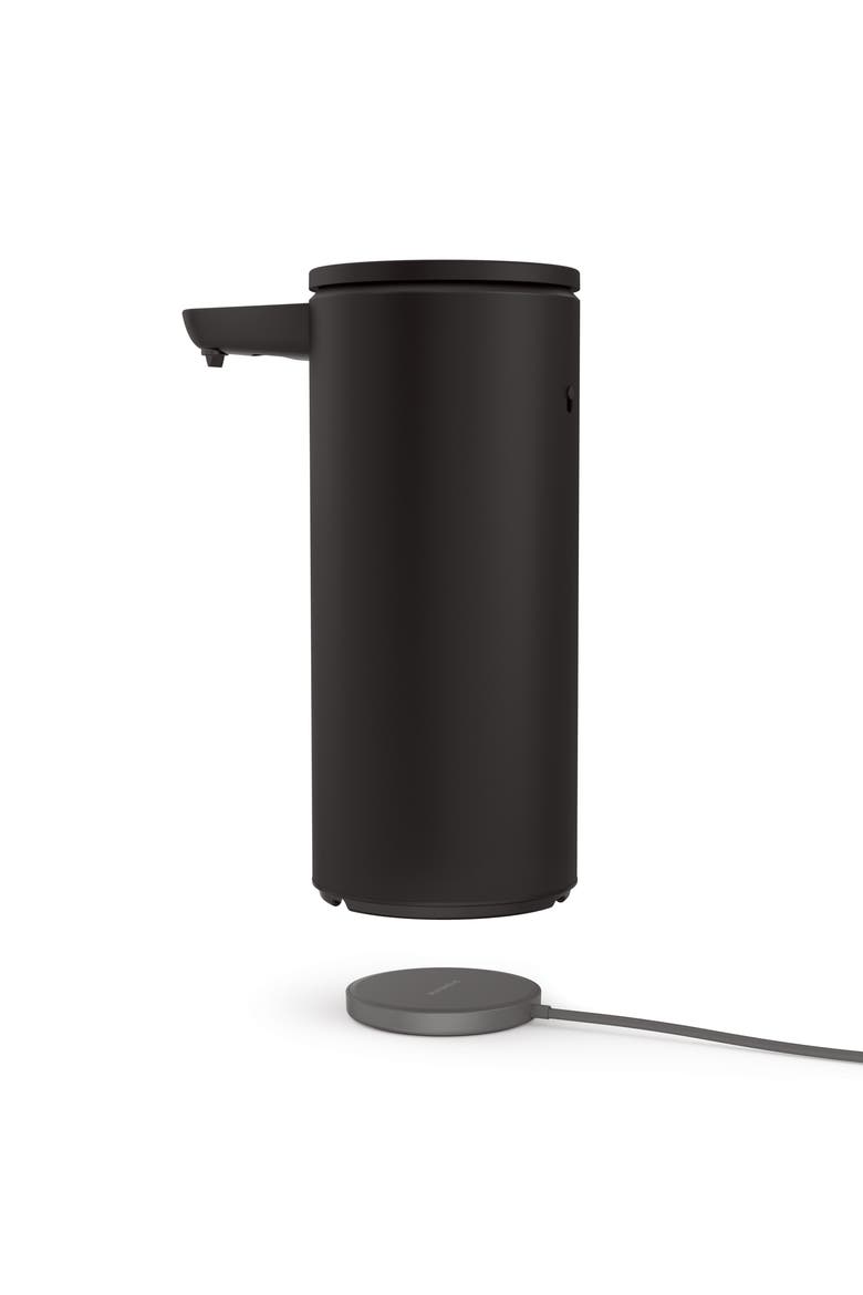 14 oz. liquid sensor pump with caddy, Alternate, color, Matte Black
