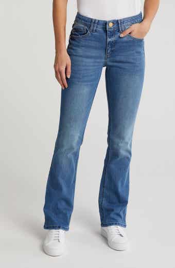 Democracy Embroidered Itty Bitty Bootcut Jeans