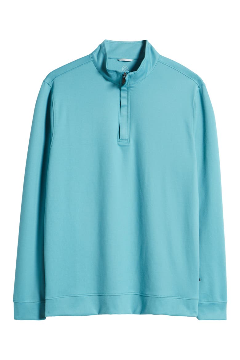 McKinnon Quarter Zip Golf Pullover, Alternate, color, PACIFIC