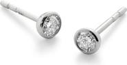 Monica Vinader Lab Grown Diamond Solitaire Stud Earrings