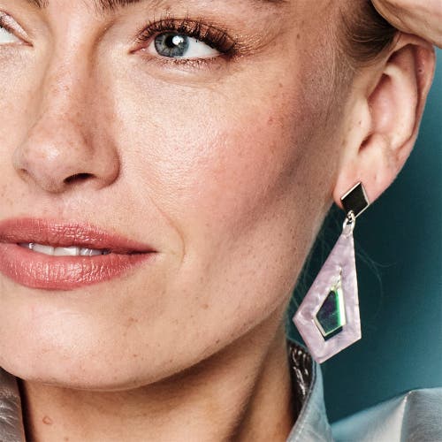 Toolally Art Deco Diamond Earrings In Multi