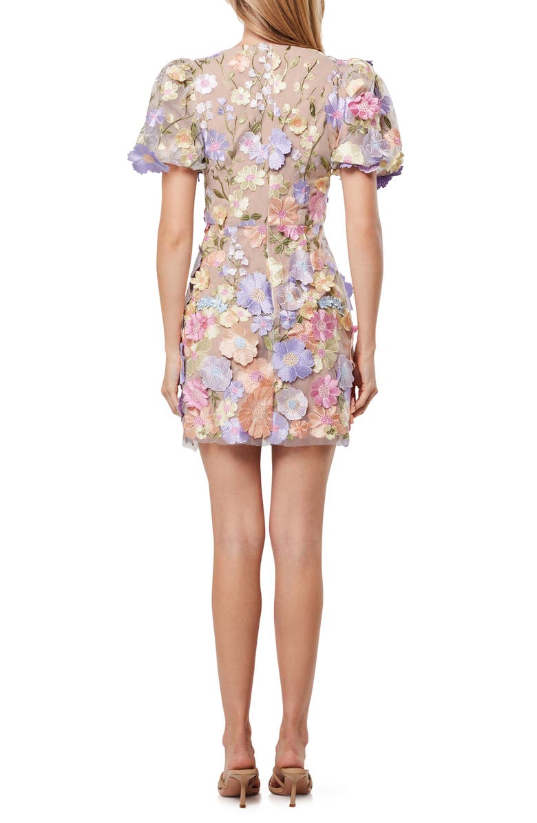 Elliatt Anthea Floral Appliqué Minidress, Alternate, color, 