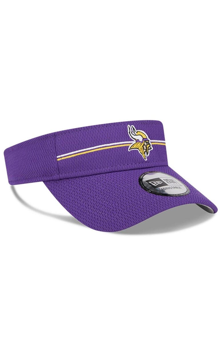 New Era Men's New Era Purple Minnesota Vikings 2023 NFL Training Camp Adjustable Visor, Alternate, color, 