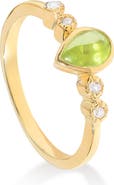 YS GEMS Pear Gemstone Ring