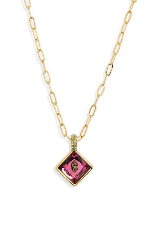 Eagle Head Crystal Pendant Necklace