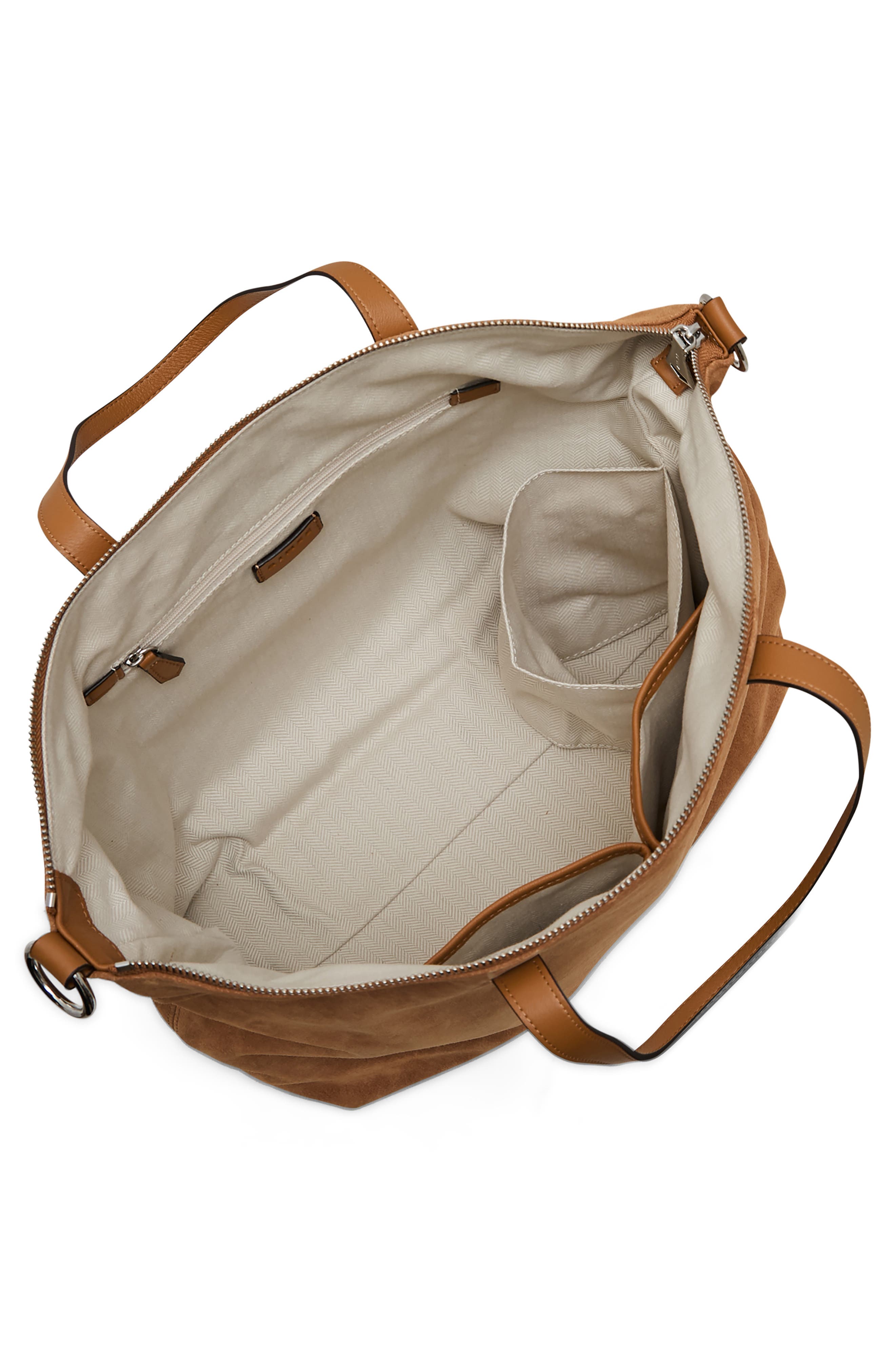 Roma Tote, Alternate, color, LATTE SUEDE