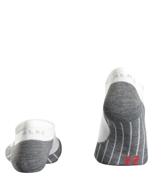 Falke Ru4 Endurance No Show Running Socks In White