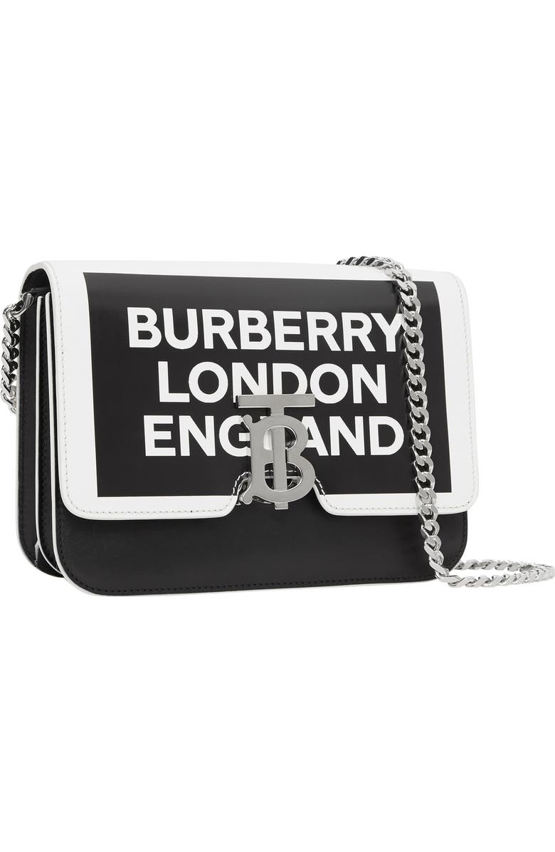Burberry Small Painted Edge Logo TB Crossbody Bag, Alternate, color,