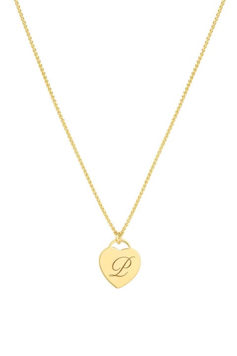 Alice Initial Heart Necklace