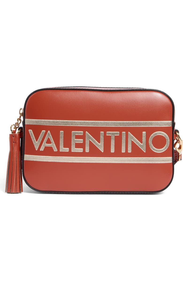 VALENTINO BY MARIO VALENTINO Babette Lavoro Camera Crossbody Bag, Main, color, Rust