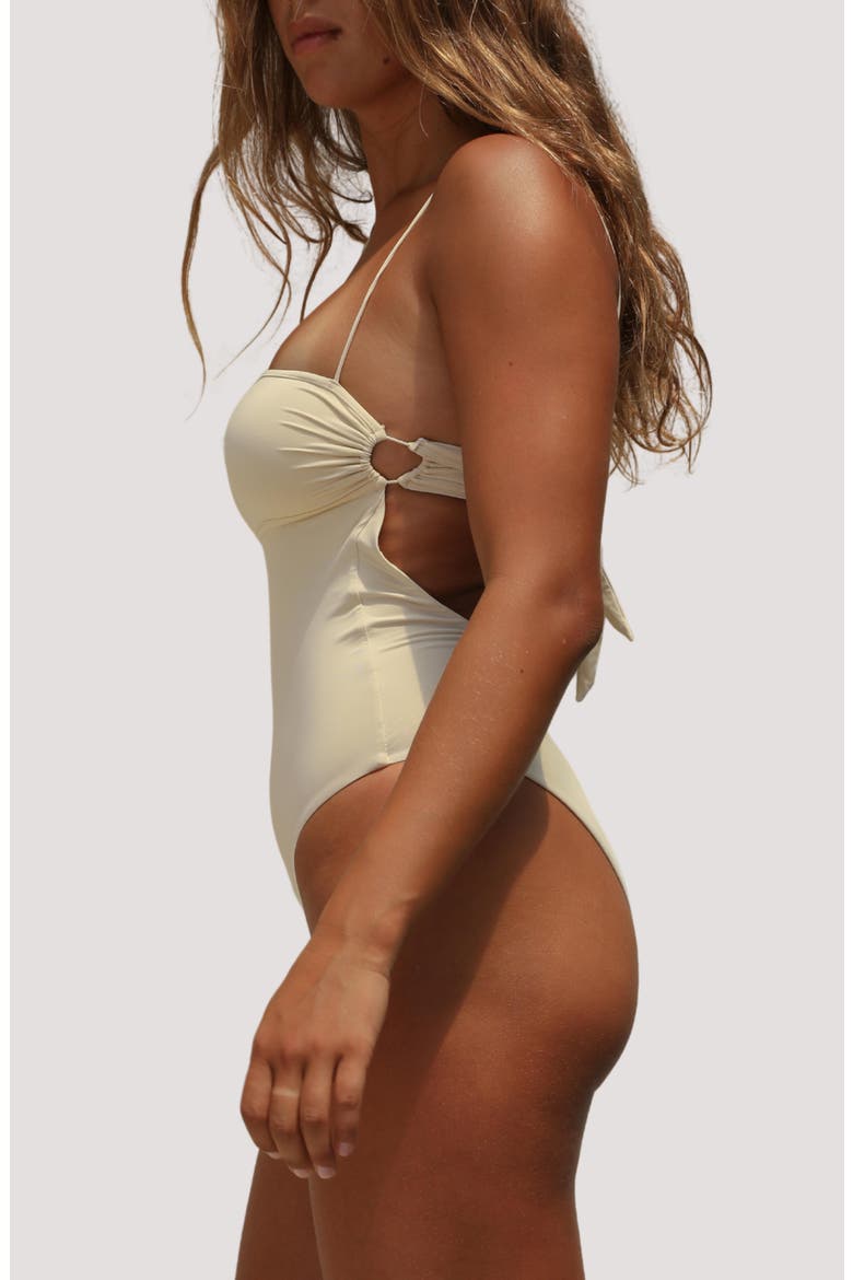 Rue One-Piece Swimsuit, Alternate, color, SUMMER SAND