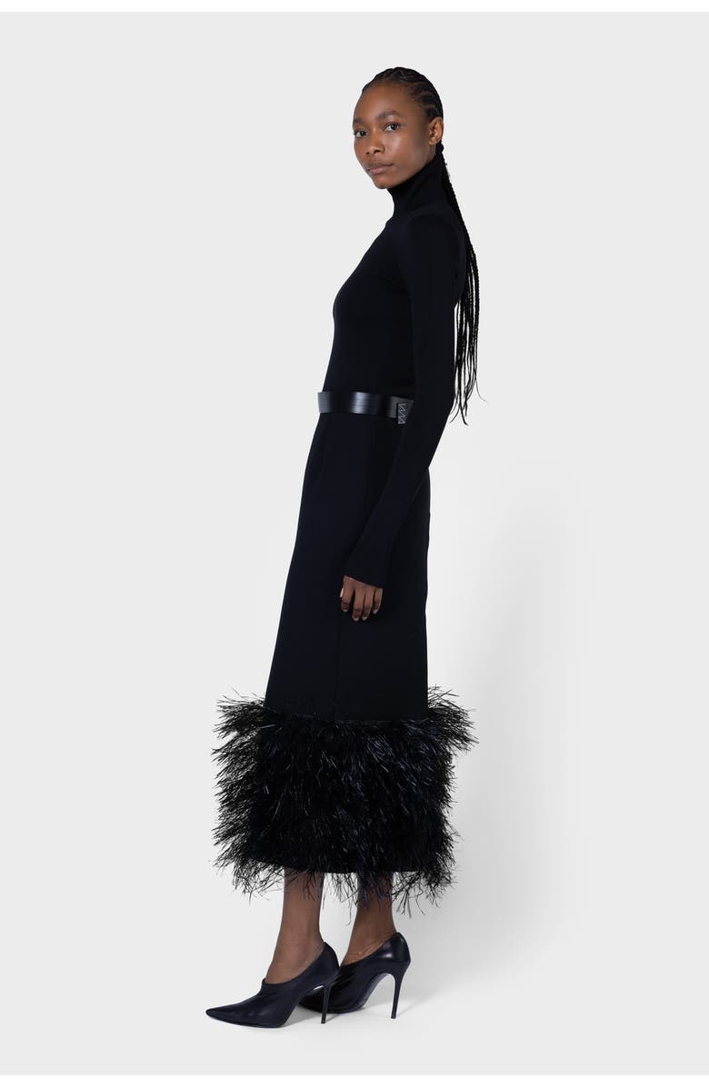 Roksanda Zari Textured Pencil Skirt, Alternate, color, Black