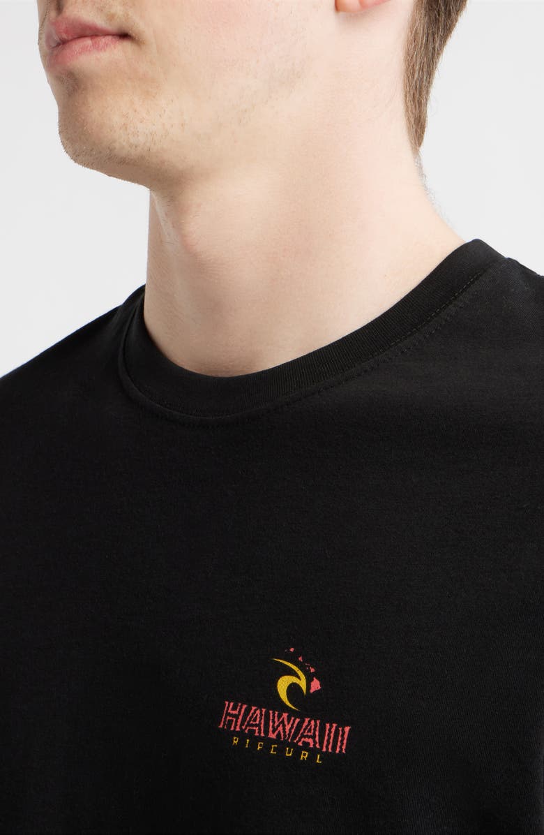 Rip Curl Hawaii Rooster Cotton Graphic T-Shirt, Alternate, color, 