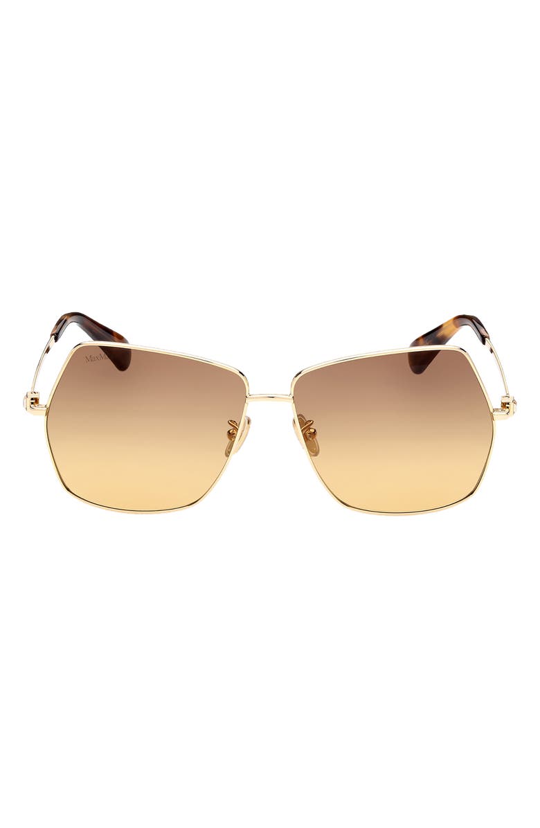 Max Mara 61mm Geometric Sunglasses | Nordstromrack display picture 3