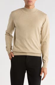 T.R. PREMIUM Slim Fit Mock Neck Sweater