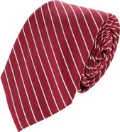 Trafalgar Declan Diagonal Stripe Silk Business Necktie
