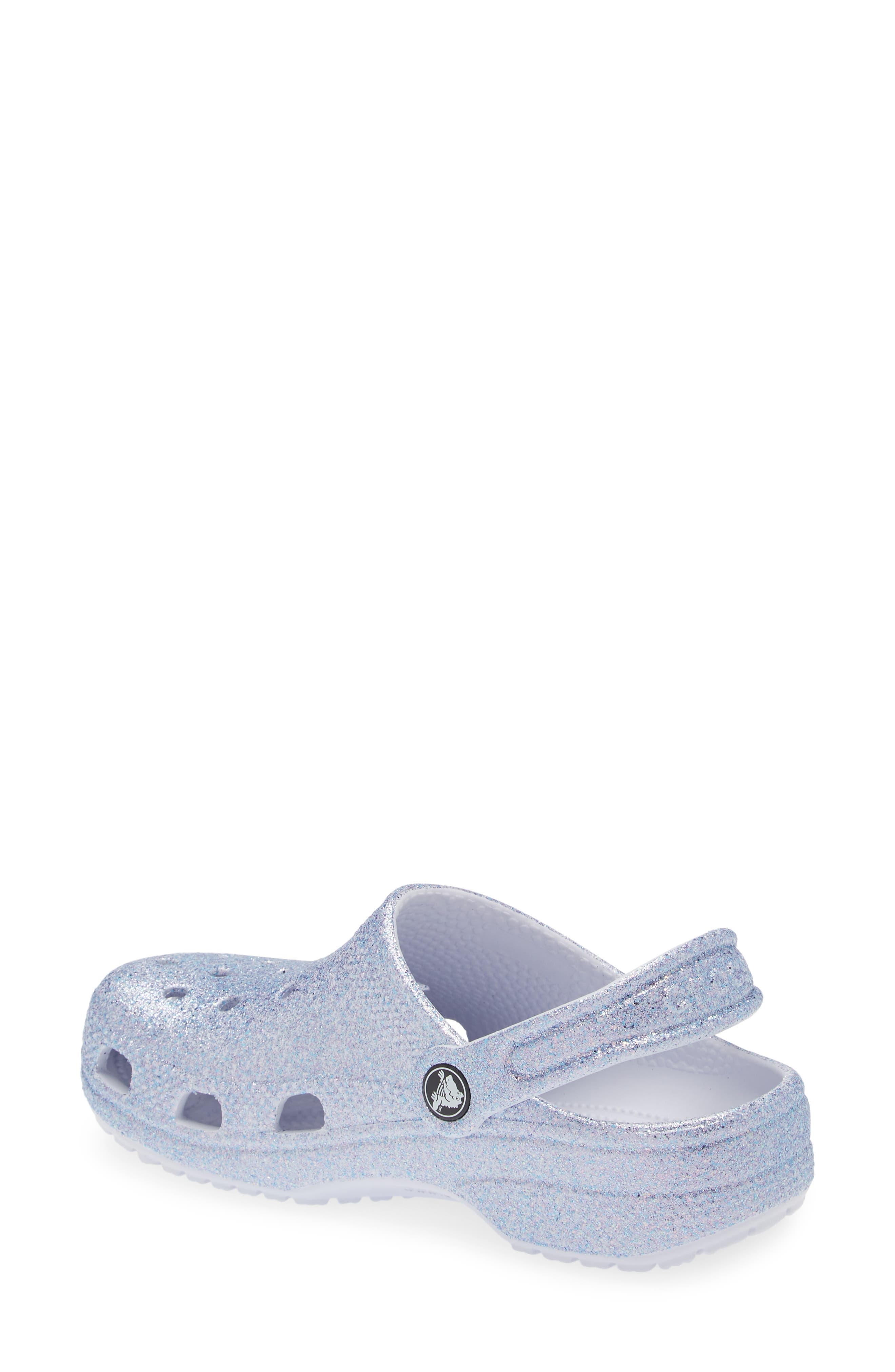CROCS Kids' Classic Glitter Clog, Alternate, color, Frosted Glitter